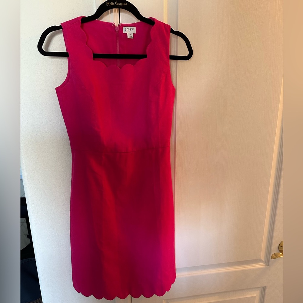 J.Crew Scallop Pink Dress